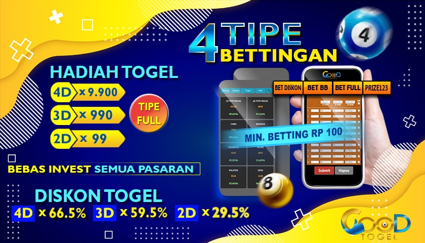 GOODTOGEL Situs Toto Togel Online 4D Resmi Terbesar Juga Terpercaya
